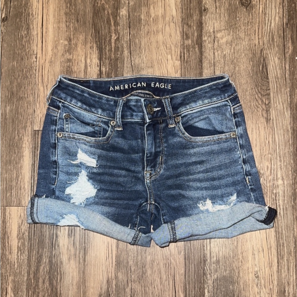 American eagle denim shorts